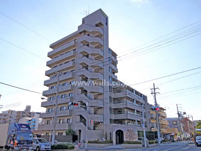 藤和ライブタウン六甲道の外観(北東側から)