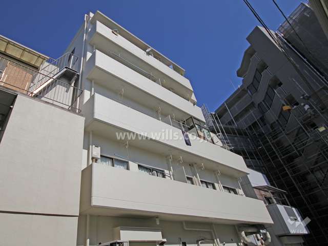 稗原マンション(南西側から)