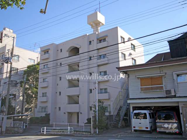 六甲パークハイツの外観(北西側から)
