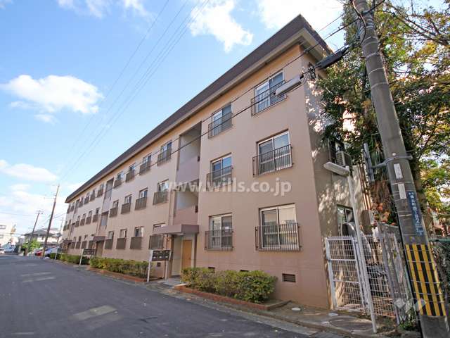 六甲ビューハイツB棟の外観(北西側から)