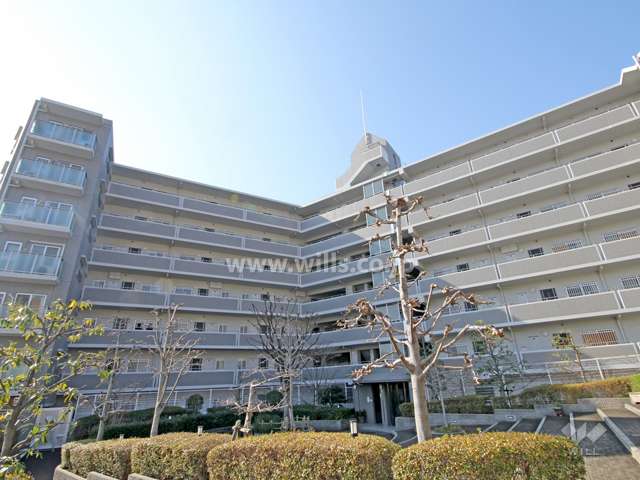 六甲桜丘ハイツの外観(北東側から)