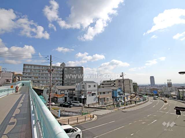 六甲桜丘ハイツの遠景(北西側から)