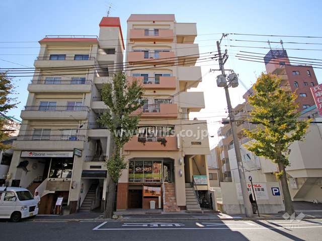 六甲道ハイツの外観(北側から)