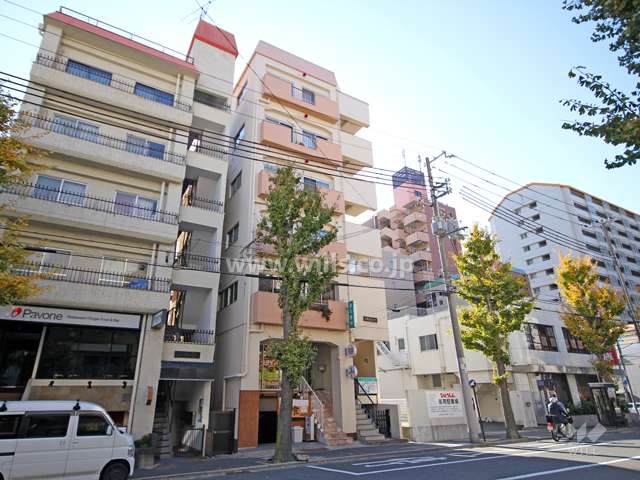 六甲道ハイツの外観(北東側から)