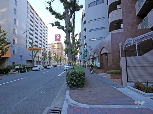 敷地南側の前面道路