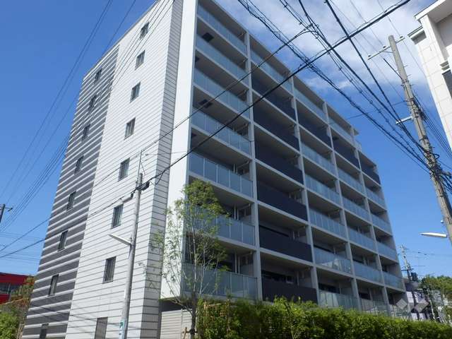 パークホームズ御影塚町の外観（南西側から）