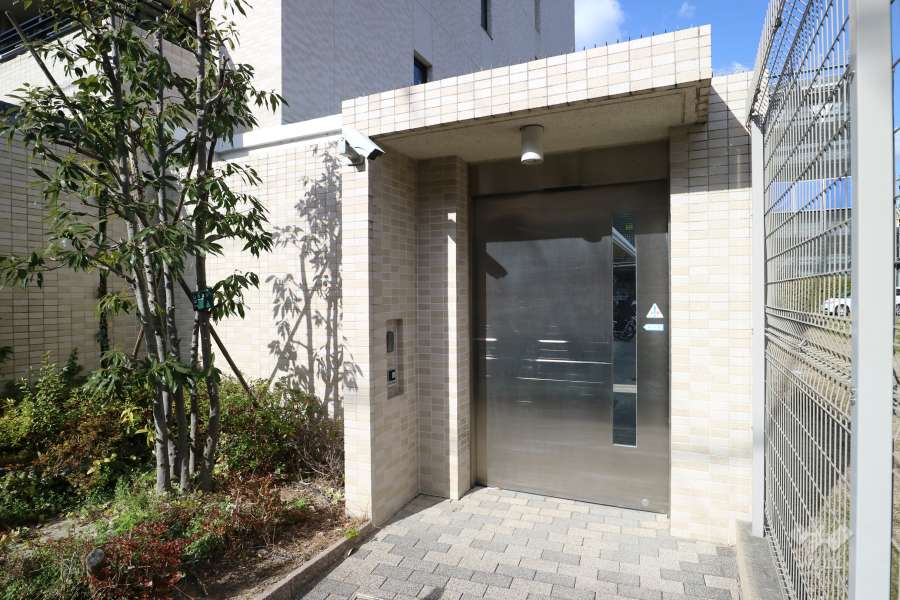 駐輪場の出入り口