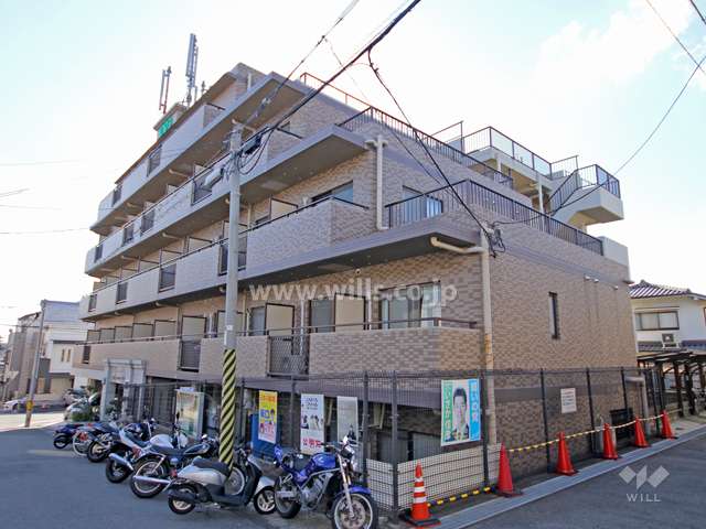 ワコーレ六甲アーベインの外観(北東側から)