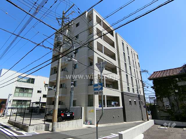 エヌヴィ六甲道の外観（北西側から）