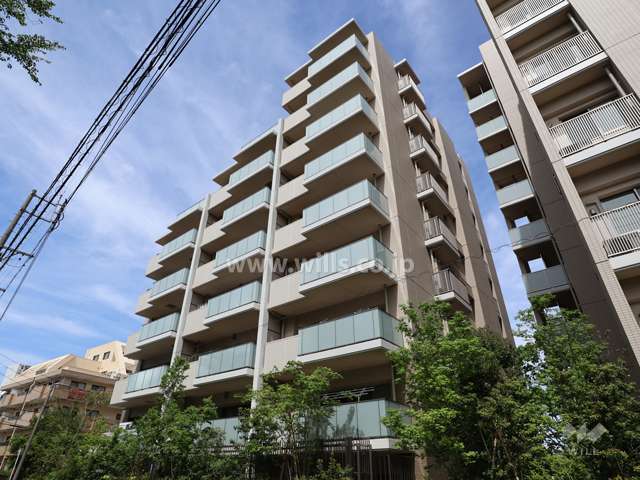グランドメゾン一社レジデンスシティの外観(南西側から)