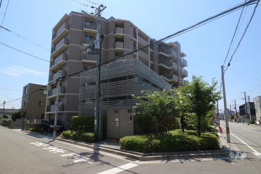 グレイスロワ西宮の外観（北西側から）