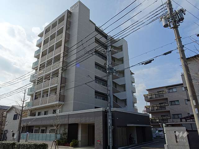 エヌヴィ御影中町レジデンスの外観（北東側から）
