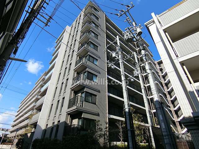 ロジュマン神戸住吉川の外観(南東側から)