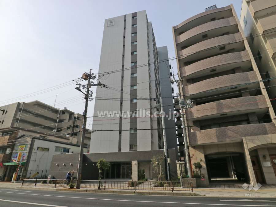 エステムコートクラスシティの外観（北東側から）