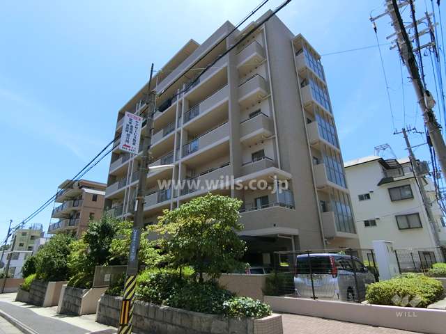 メゾン六甲篠原の外観（北東側から）