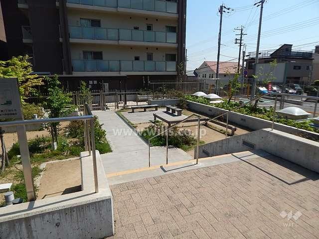 敷地北側の公園