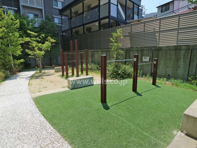 敷地内にある広場