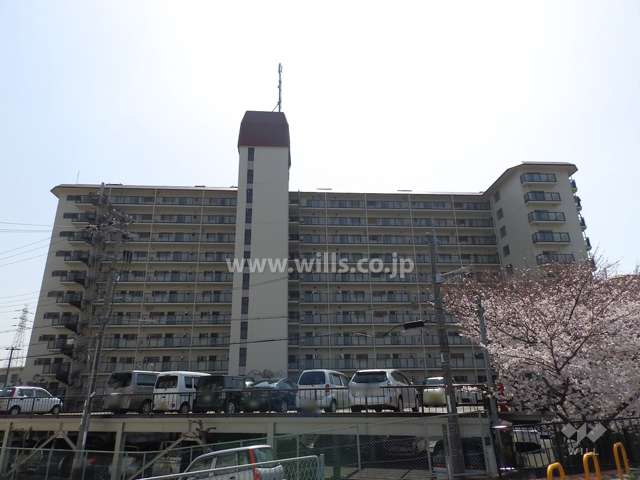 オリーブハイツ相川2号棟の外観(北側から)