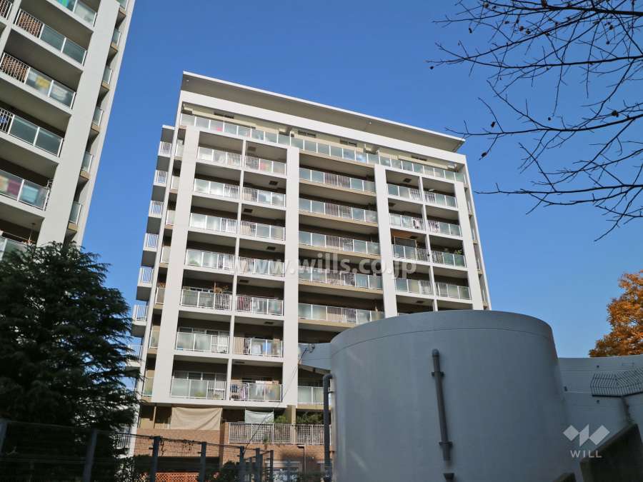 ウェルピア井高野D棟の外観(南西側から)