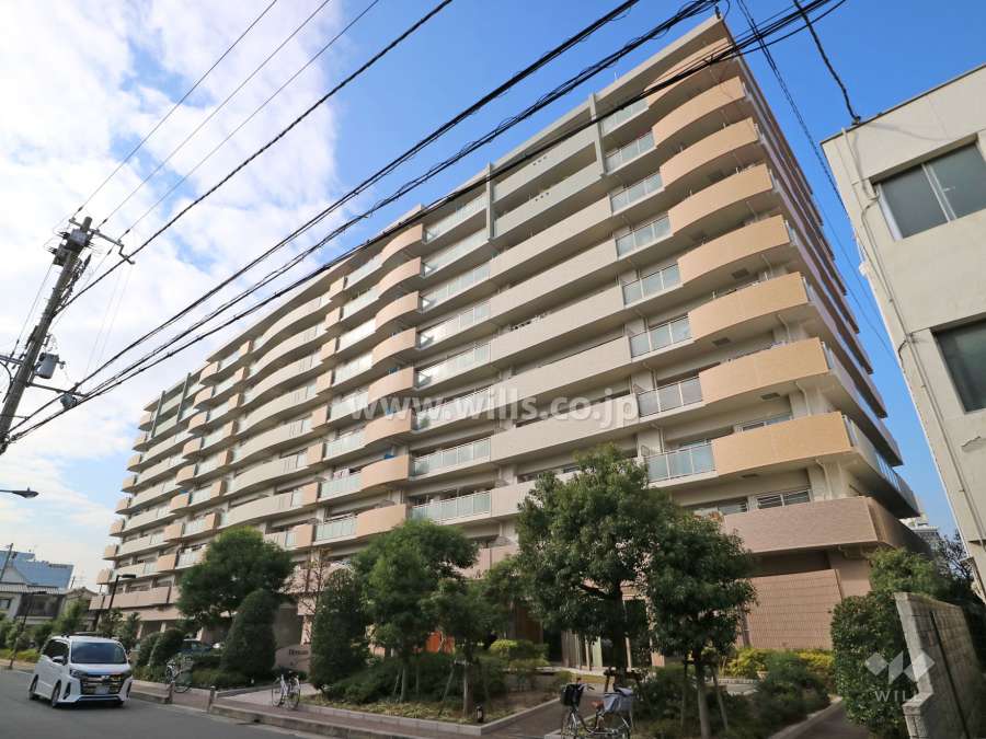 エステムコート上新庄グリーンフェイスの外観(南東側から)