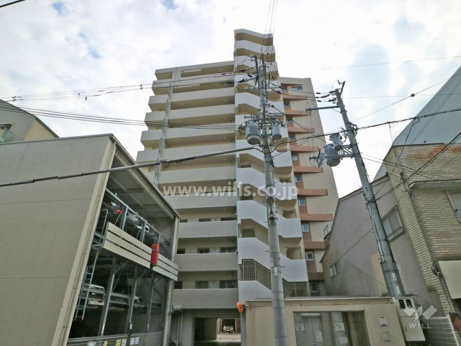 アーバニス上新庄グレイブの外観(北側から)