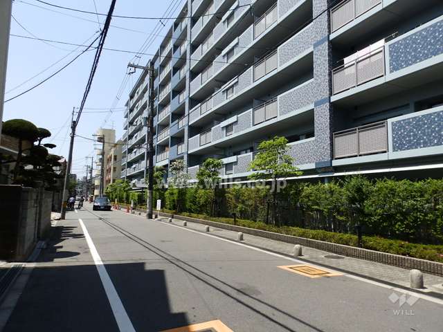 敷地南側前面道路