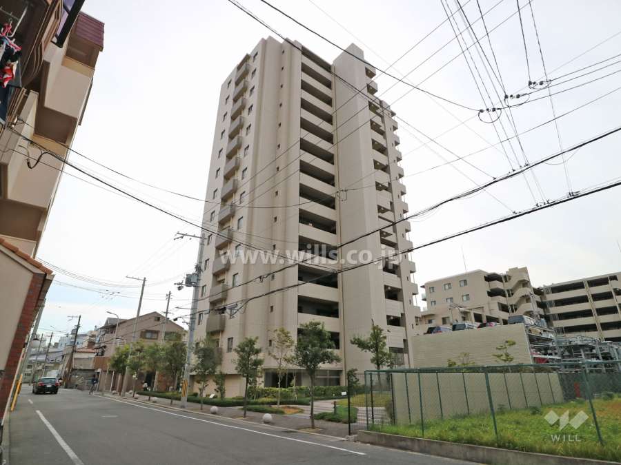 クラシアス上新庄EASTの外観(北東側から)