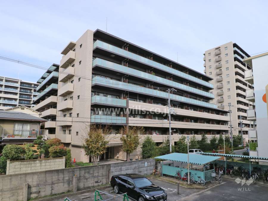 クラシアス上新庄WESTの外観(南西側から)