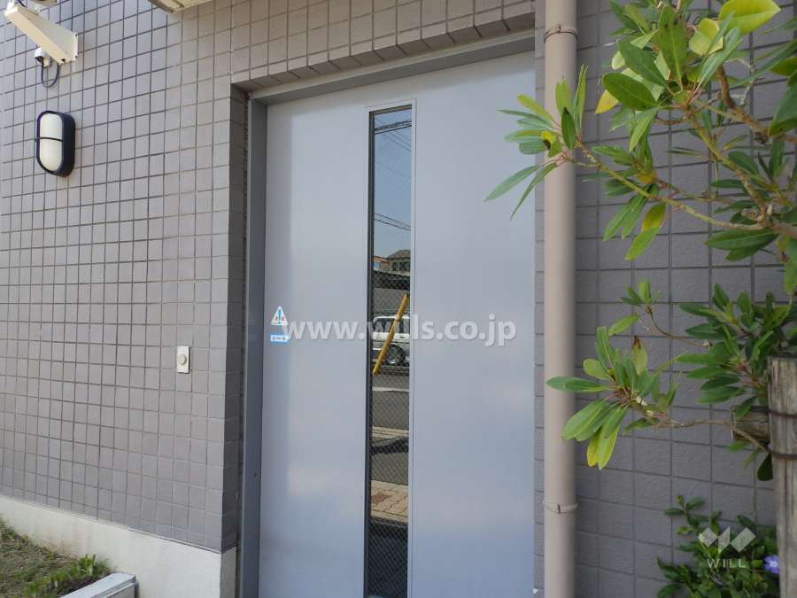 駐輪場の出入口