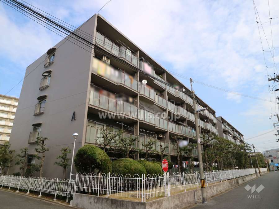 フローラ瑞光A棟の外観(南西側から)