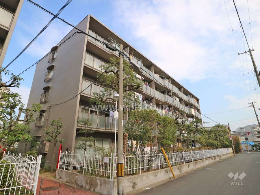 フローラ瑞光コーポB棟の外観(南西側から)