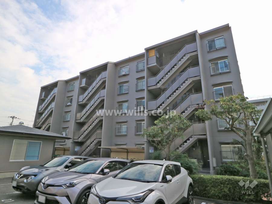 フローラ瑞光コーポB棟の外観(北西側から)