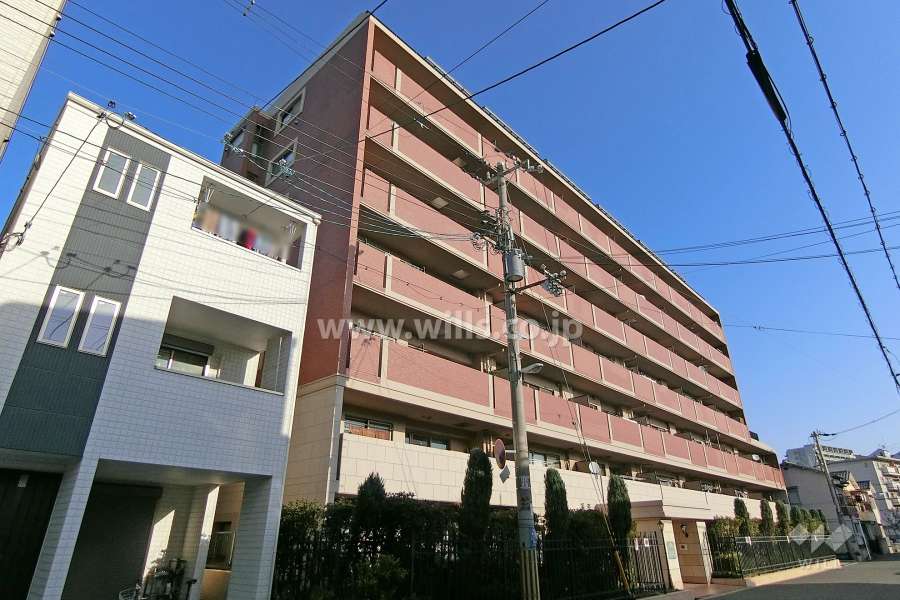 グランディアシティオアシスの外観（南西側から）