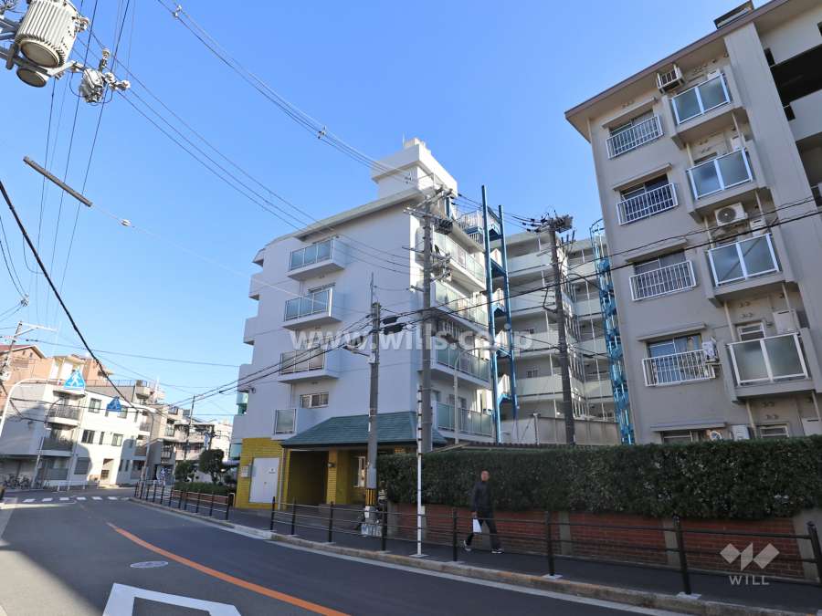 カーサ東淀川の外観(北西側から)