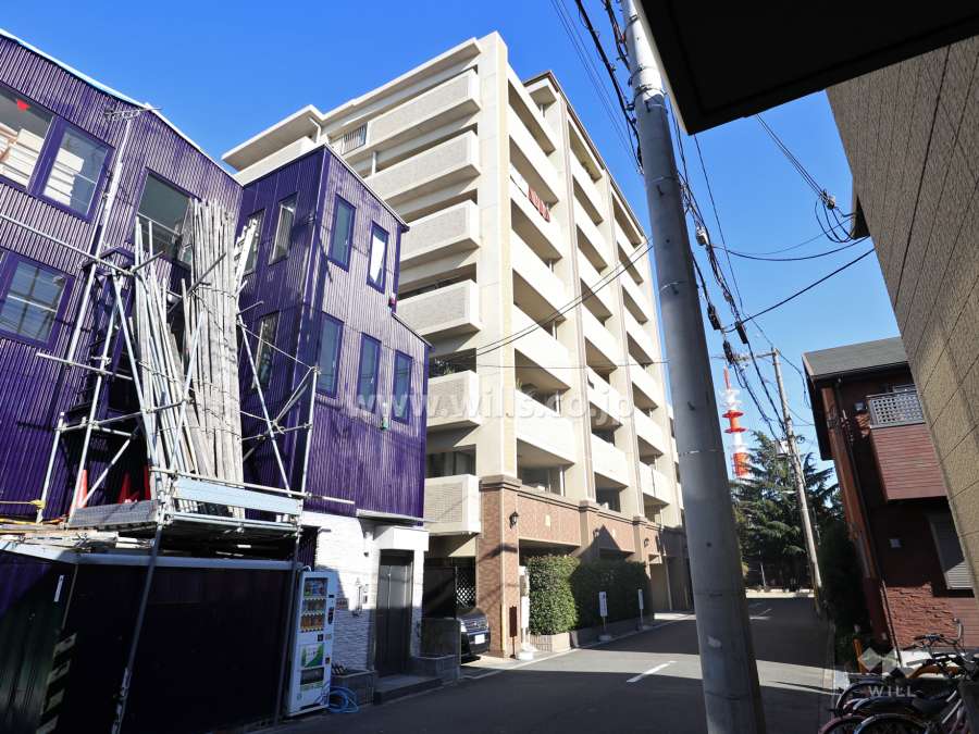 ネバーランド東淀川パークヴェルデの外観(南西側から)