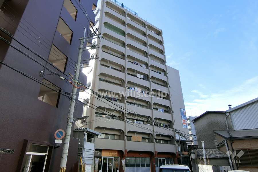 淡路第１ダイヤモンドハイムの外観（北東側から）