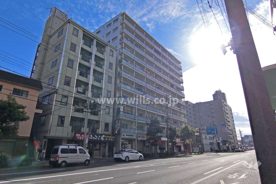 淡路第１ダイヤモンドハイムの外観（北西側から）