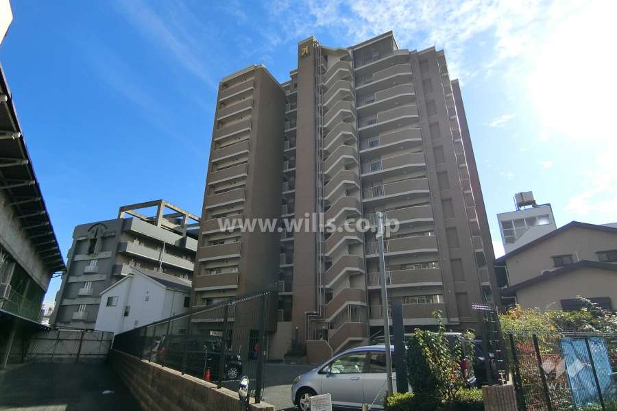 グランコート菅原公園の外観（北西側から）