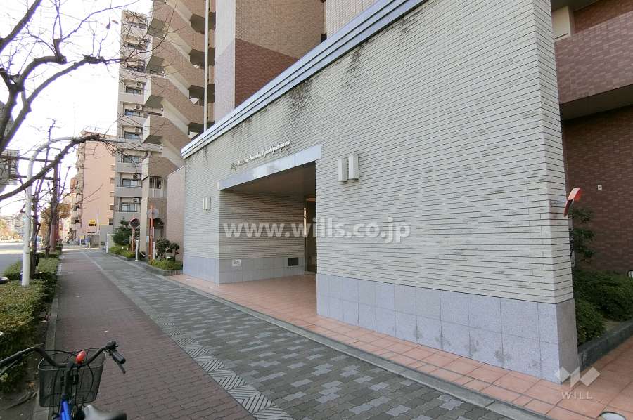 エントランスと前面道路