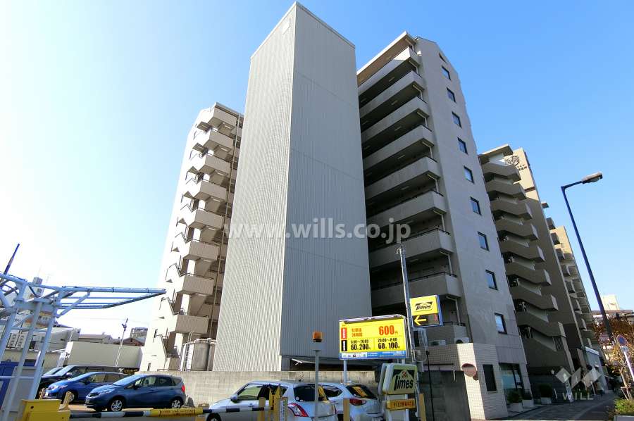 トーカン東淀川キャステールの外観（北東側から）