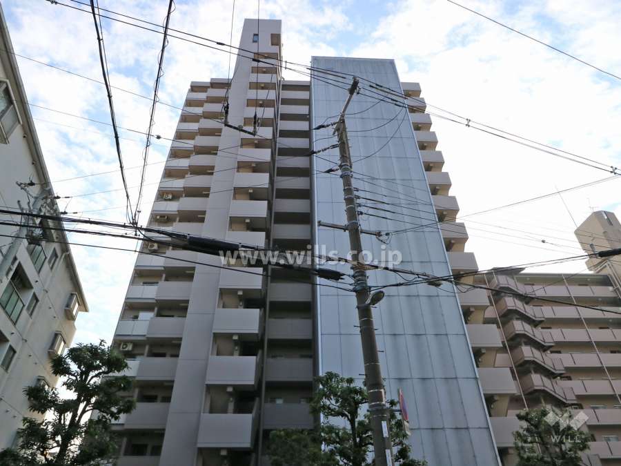 グランディール上新庄の外観(北側から)