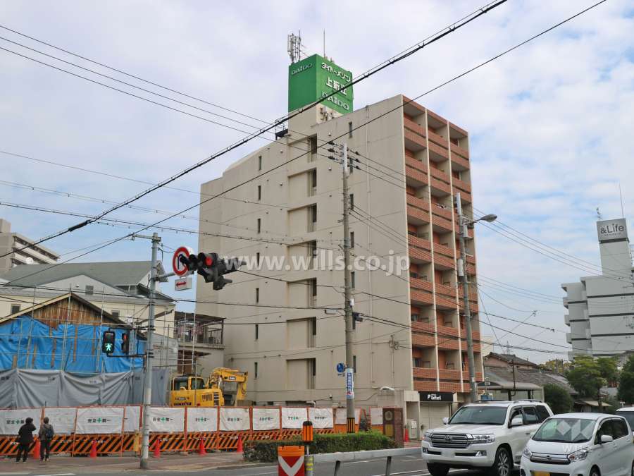 ダイドーメゾン上新庄の外観(西側から)