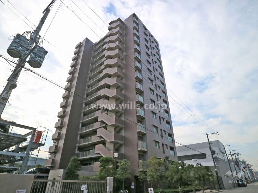 アウレリア上新庄エスタシティ(北東側から)