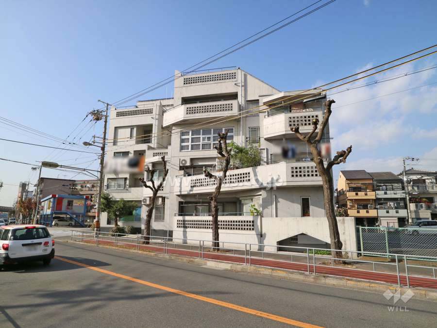 コーポ新豊里の外観(南東側から)