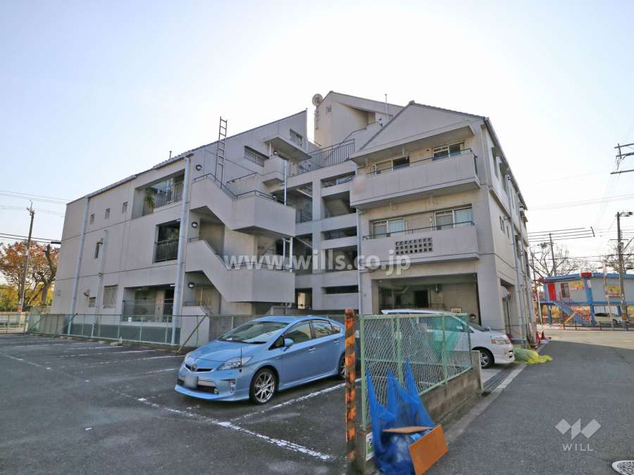 コーポ新豊里の外観(北東側から)