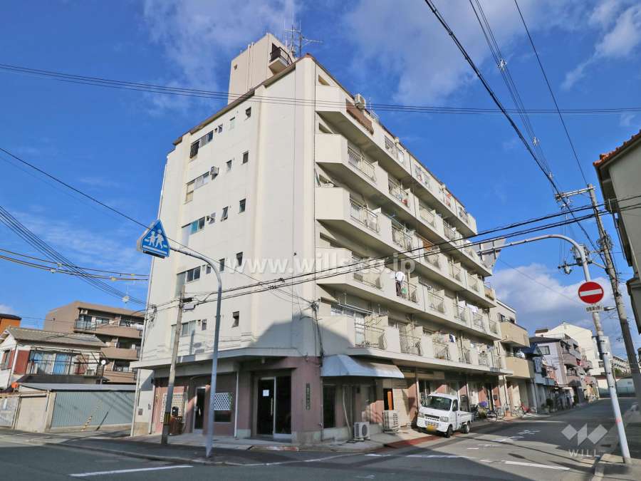 グラントピア豊里の外観(南西側から)