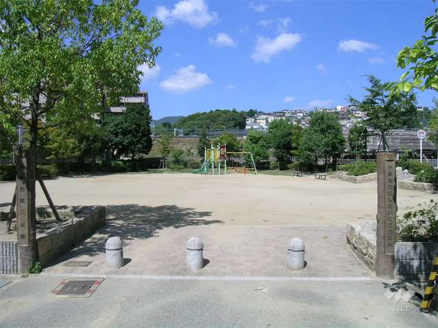 敷地の西側にある『山本西第二公園』
