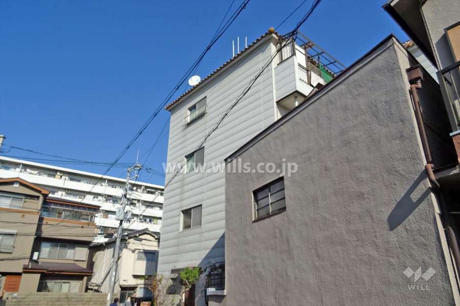 川崎ドリームマンションの外観（南西側から）