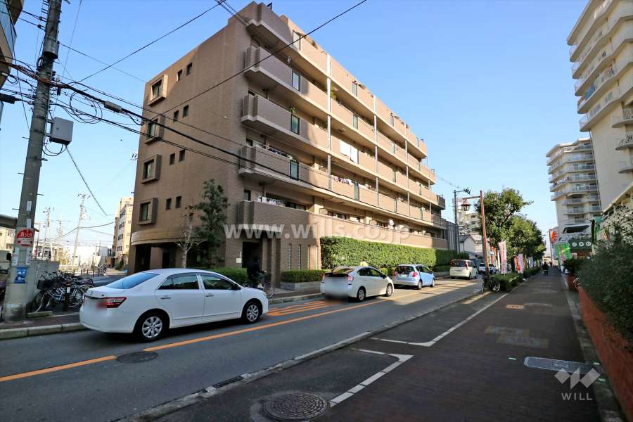 パレシール東淡路の外観（南西側から）
