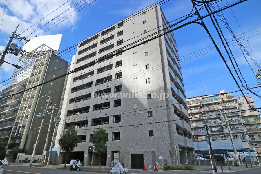 エスリード新大阪第8の外観（南東側から）